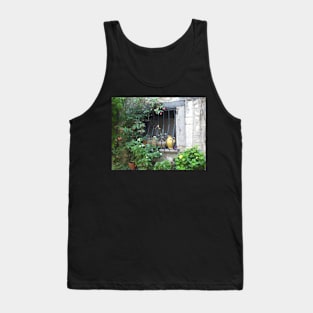 Window in the Provence with flowers. Tank Top